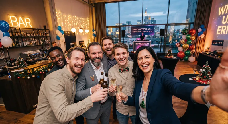 Fun at a corporate event